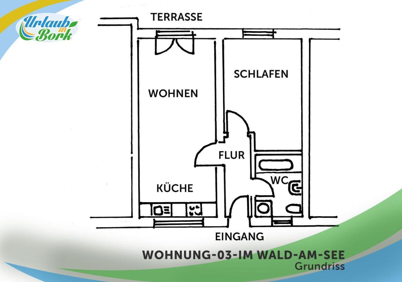Jagd-Angler-Suite-04-Im-Wald-Am-See Kyritz Bagian luar foto