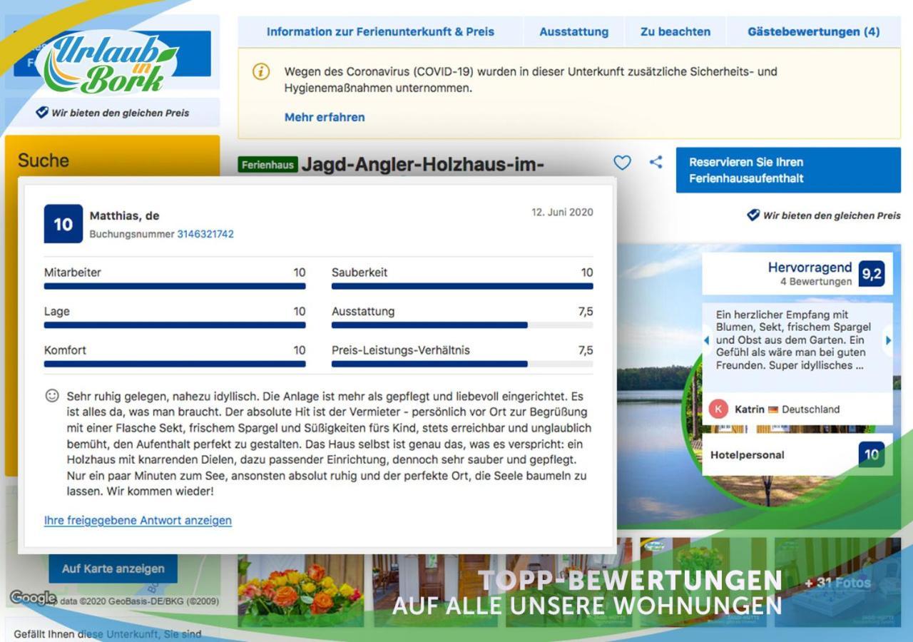 Jagd-Angler-Suite-04-Im-Wald-Am-See Kyritz Bagian luar foto